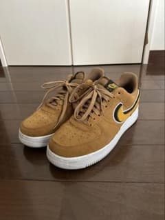 【美品】NIKE AIR FORCE 1 ブラウン イエロー ナイキ スニーカーのサムネイル