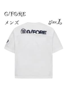 新品未使用☆新作G/FOREジーフォアメンズ半袖シャツsizeLホワイト
