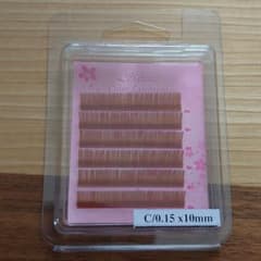 vanilla様専用   カラー  まつ毛エクステ  ライトブラウンのサムネイル