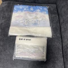 シナモン シナモロール マルシェバッグ ポーチホワイト 2点セットのサムネイル