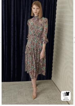 CORCOVADO 花柄シフォンワンピースのサムネイル