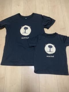 mont-bell クマの顔 Tシャツ 2枚セット 100 Mのサムネイル