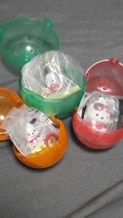 【未開封】カプセルトイポチャッコ 3種セットのサムネイル