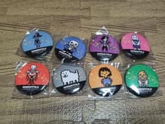 会場限定 UNDERTALE 10周年コンサート 缶バッジ 全8種　コンプリート 会場限定 UNDERTALE 10周年コンサート 缶バッジ 全8種 コンプリート