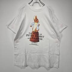 ピーターラビット　ヴィンテージ　Tシャツ　サイズ実寸　90s　状態良好　美品 ピーターラビット ヴィンテージ Tシャツ サイズ実寸 90s 状態良好 美品