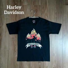 美品　着用4~5回　Harley-Davidson　　ちびT　短丈　Men'sMのサムネイル
