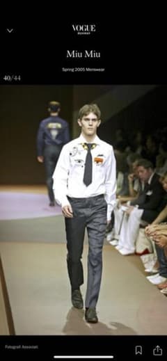 miumiu mens archive ストレート パンツのサムネイル
