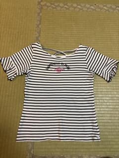 ALGY ボーダー半袖Tシャツ M(160)のサムネイル