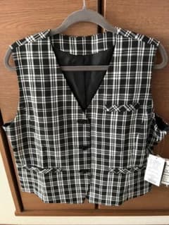 事務服　ベスト　23号　23ABR 新品タグ付きのサムネイル