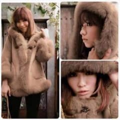 アプワイザーリッシェ♡ムートンダッフルコート♡美品♡のサムネイル