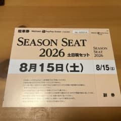 みずほPayPayドーム 駐車券 8月15日(土) - メルカリ