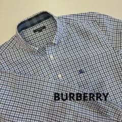 日本製 BURBERRY LONDON チェックシャツ LL - メルカリ