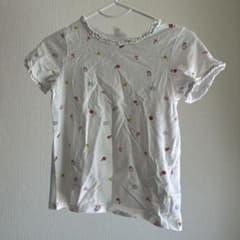 花柄ホワイト Tシャツのサムネイル