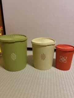 Tupperware タッパーウェア 保存容器 3個セット オールドタッパー