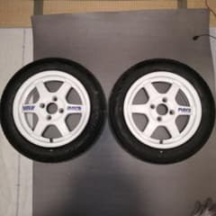 RAYS 14インチ ホイール toyoタイヤ付き RAYS 14インチ ホイール toyoタイヤ付き rays te37 14インチ」の