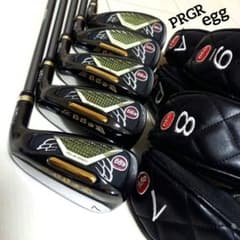 【PRGR egg】５本セット　ヘッドカバー付き　楽に飛ばせます！のサムネイル