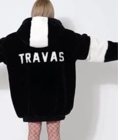 TRAVAS TOKYO パーカー　ジャケット　黒のサムネイル