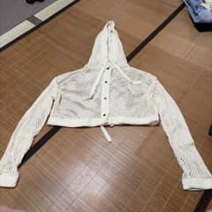 MOUSSY メッシュ フード カーディガンのサムネイル