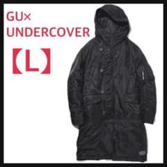 【新品未使用品】GU×UNDERCOVER＊ヒートパデッドコンバーチブルコート黒のサムネイル