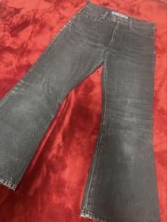 blackmeans 블랙 데님 크롭드 플레어 청바지 일본제 1