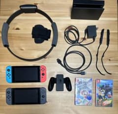 タ*オ様 Nintendo Switch本体2台＋ゲームソフト＆周辺機器セットのサムネイル