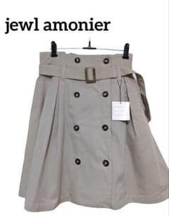【新品】ジュエルエモニエjewl amonierフレアスカート ベージュ Mのサムネイル