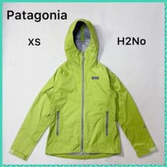 パタゴニア レインシャドージャケット レディースXS ライトグリーン 防水 登山