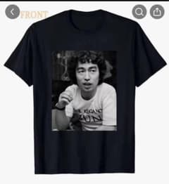 大人気！志村けん 若い頃 黒Tシャツ XLサイズ ユニセックス - メルカリ