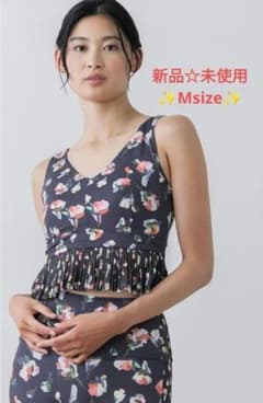 新品☆未使用【SUKALA】ローズプリントブラトップ - メルカリ
