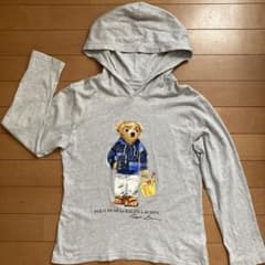 Polo Ralph Lauren ポロベア フード付き長袖カットソー M