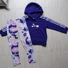 adidas キッズ パーカー レギンス セットアップのサムネイル