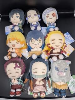 鬼滅の刃 ぽふっとぬいぐるみ 壱〜参 全９体コンプリート【新品/未使用品】
