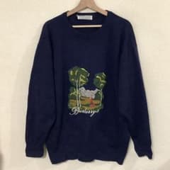Burberrys 100%ラムウール セーター 42 ネイビーメンズK-502のサムネイル