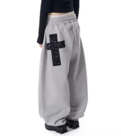 AAKAM グレースウェットパンツ size 1 y2k AAKAM グレースウェットパンツ - メルカリ