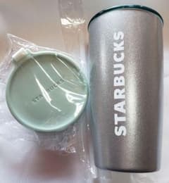 スターバックス　ストラップカップシェイプ　ステンレスボトル　シルバーのサムネイル