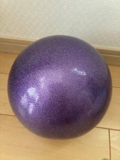 Chacott 新体操用ボール パープル ラメ 17cm - メルカリ