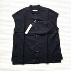 新品未使用】GALERIE VIEギャルリーヴィー バンドカラーシャツ 黒 
