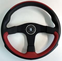 NARDI ナルディステアリング D型 シルバースポーク14インチ 社外