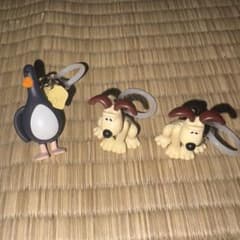 ウォレスとグルミットミニフィギュア めじるしアクセサリー 3個セットのサムネイル