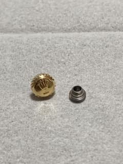 ロレックス　ROLEX 純正　リューズ　チューブ　セット　金　18K ゴールド ロレックス ROLEX 純正 リューズ チューブ セット 金 18K ゴールド