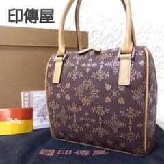 印傳屋　甲州印伝　インデンヤ　フォルキィ　ハンドバッグ　ミニバッグ　●未使用級● 印傳屋 甲州印伝 インデンヤ フォルキィ ハンドバッグ ミニバッグ ○未