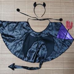 キッズ悪魔くんセット　 コスプレ　 ハロウィン 仮装（4点セット）のサムネイル