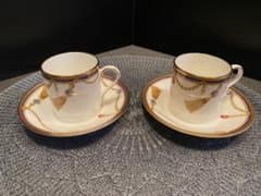 Noritake デミタスカップとソーサーセット - メルカリ