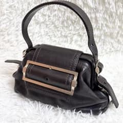 GIVENCHY ジバンシィ ハンドバッグ バックル がま口 y2k ブラウン 