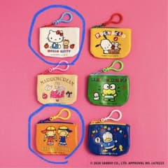 サンリオキャラクターズ コインケース2 ハローキティ パティ&ジミー 2種セットのサムネイル