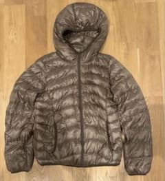 00s OLD UNIQLO ダウンジャケット　光沢　短丈　Lのサムネイル