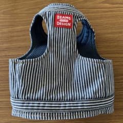 BEAMS ストライプメッシュハーネス ネイビーのサムネイル