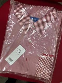 【新品】長袖シャツ レッド チェック 4Lサイズのサムネイル