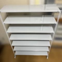 無印良品 スチールユニットシェルフ キャスター付 奥行25cm 廃盤サイズ