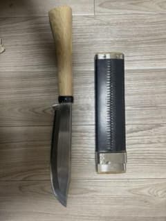土佐打ち　剣鉈　刃渡約210mmのサムネイル